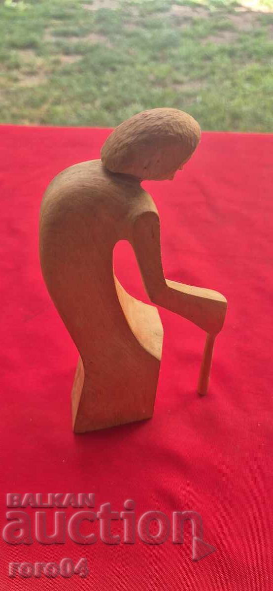 Delivery of Old Bulgarian Wooden Sculpture