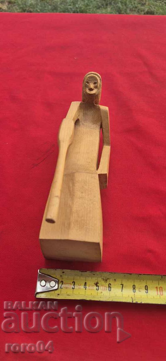 Old Bulgarian Wooden Sculpture - 7