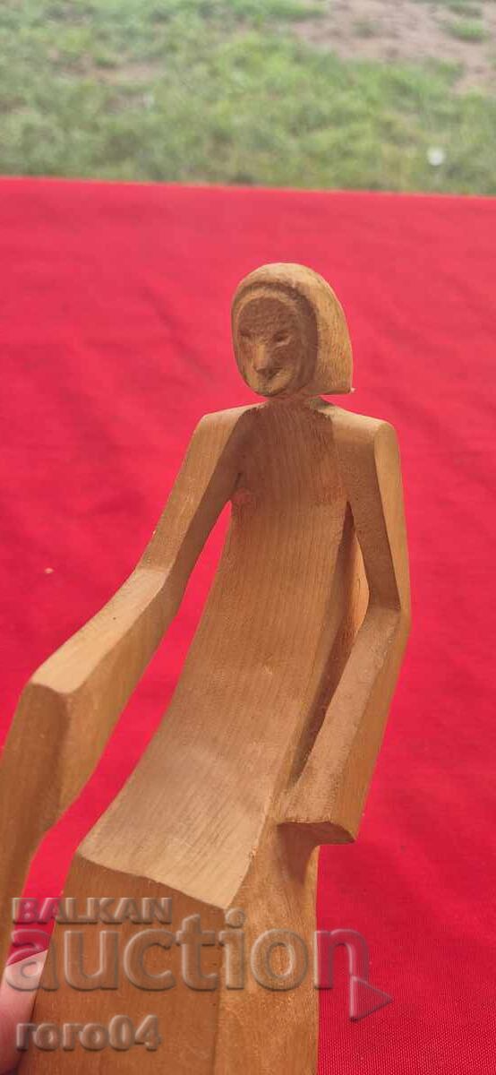 Old Bulgarian Wooden Sculpture