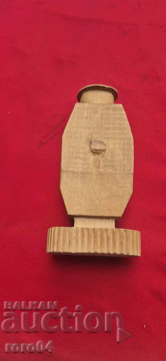 Auction  Old Bulgarian Wooden Sculpture