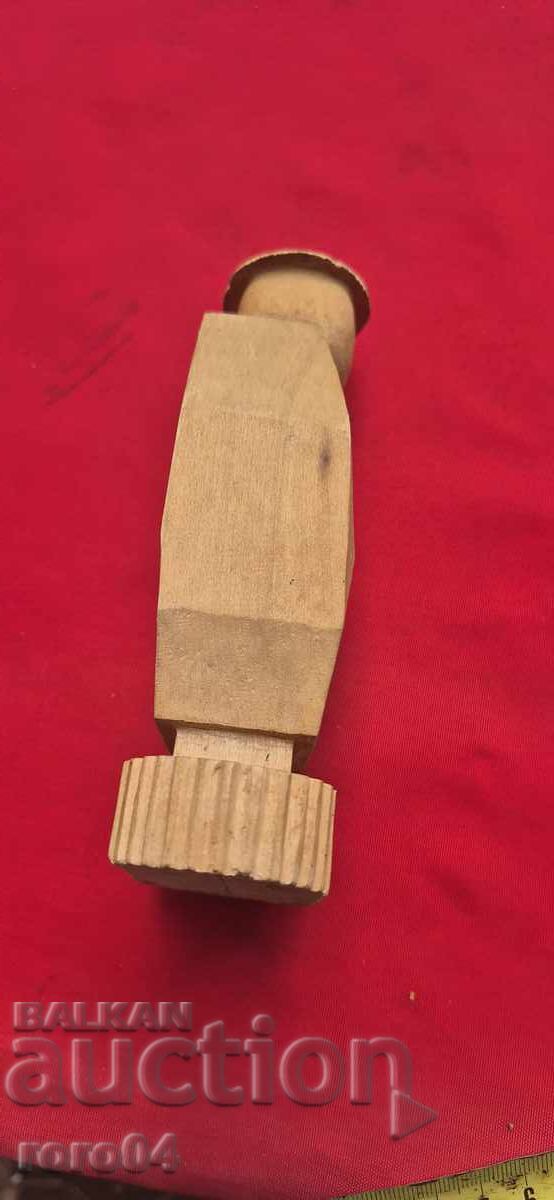 Delivery of Old Bulgarian Wooden Sculpture