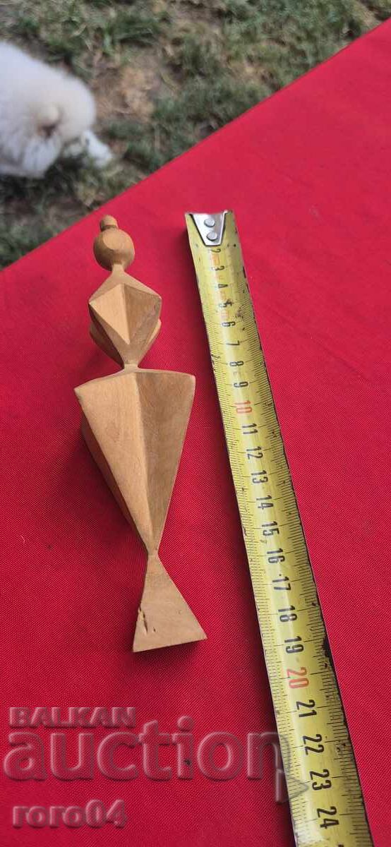 SCULPTURĂ VECHE DIN LEMN BULGĂREASCĂ - 5