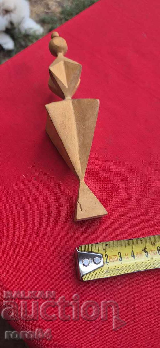 SCULPTURĂ VECHE DIN LEMN BULGĂREASCĂ - 6