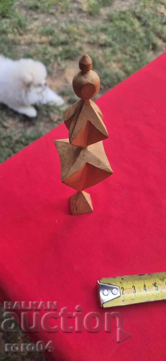 SCULPTURĂ VECHE DIN LEMN BULGĂREASCĂ - 7