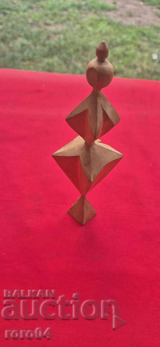 SCULPTURĂ VECHE DIN LEMN BULGĂREASCĂ
