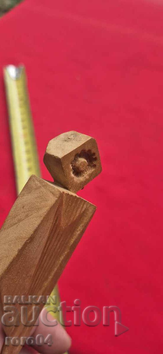 ΠΑΛΑΙΟ ΒΟΥΛΓΑΡΙΚΟ ΞΥΛΙΝΟ ΓΛΥΠΤΟ - 6