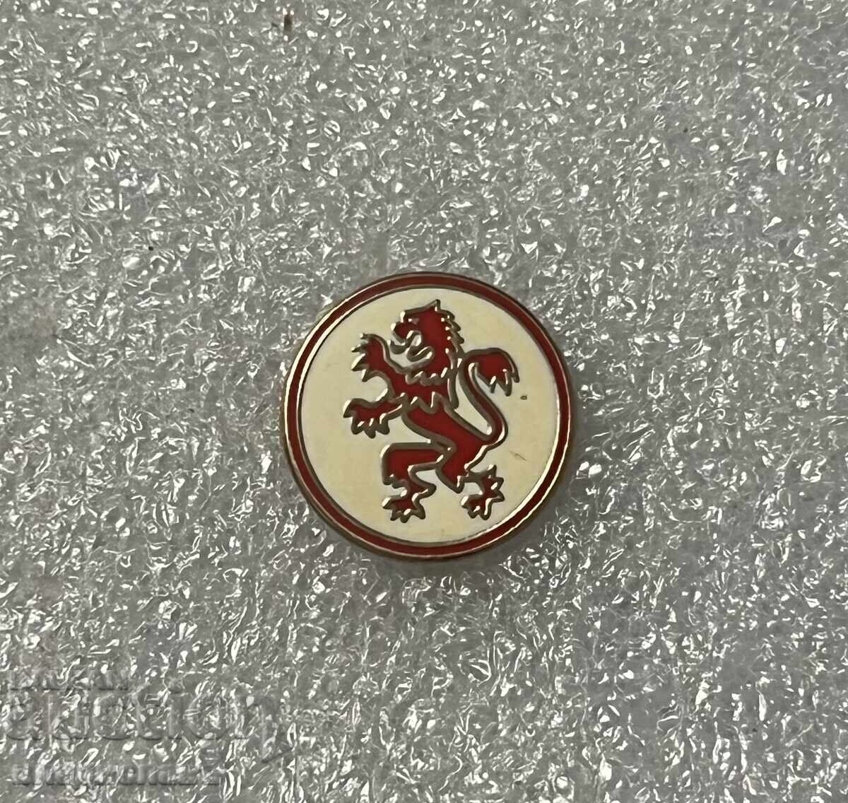 емайлирана футболна значка АС-23 България, на винт емайлирана футболна значка АС-23 България, на винт