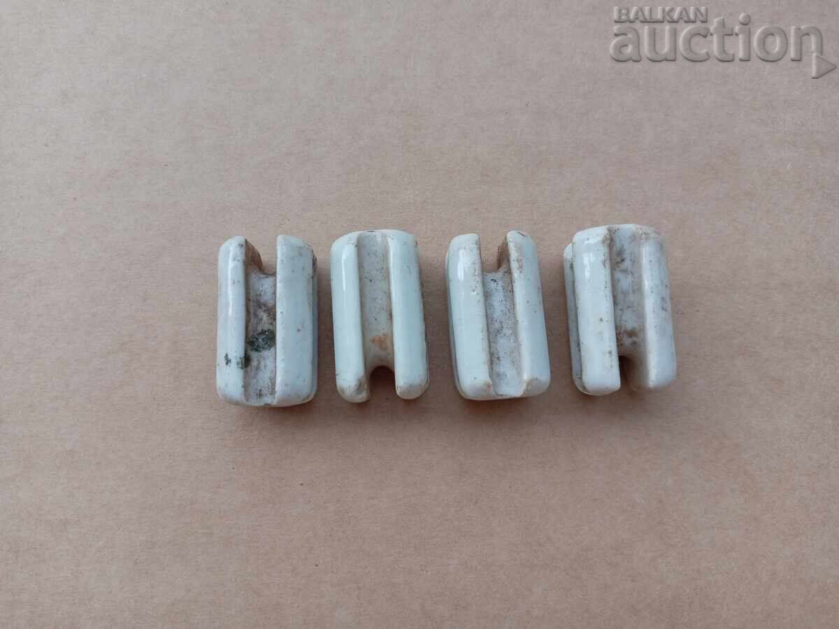 Πορσελάνινα μονωτήρια κεραίας παλαιού ραδιοφώνου δεκαετίας '30 με τιμή 21.00 BGN | € 10.74