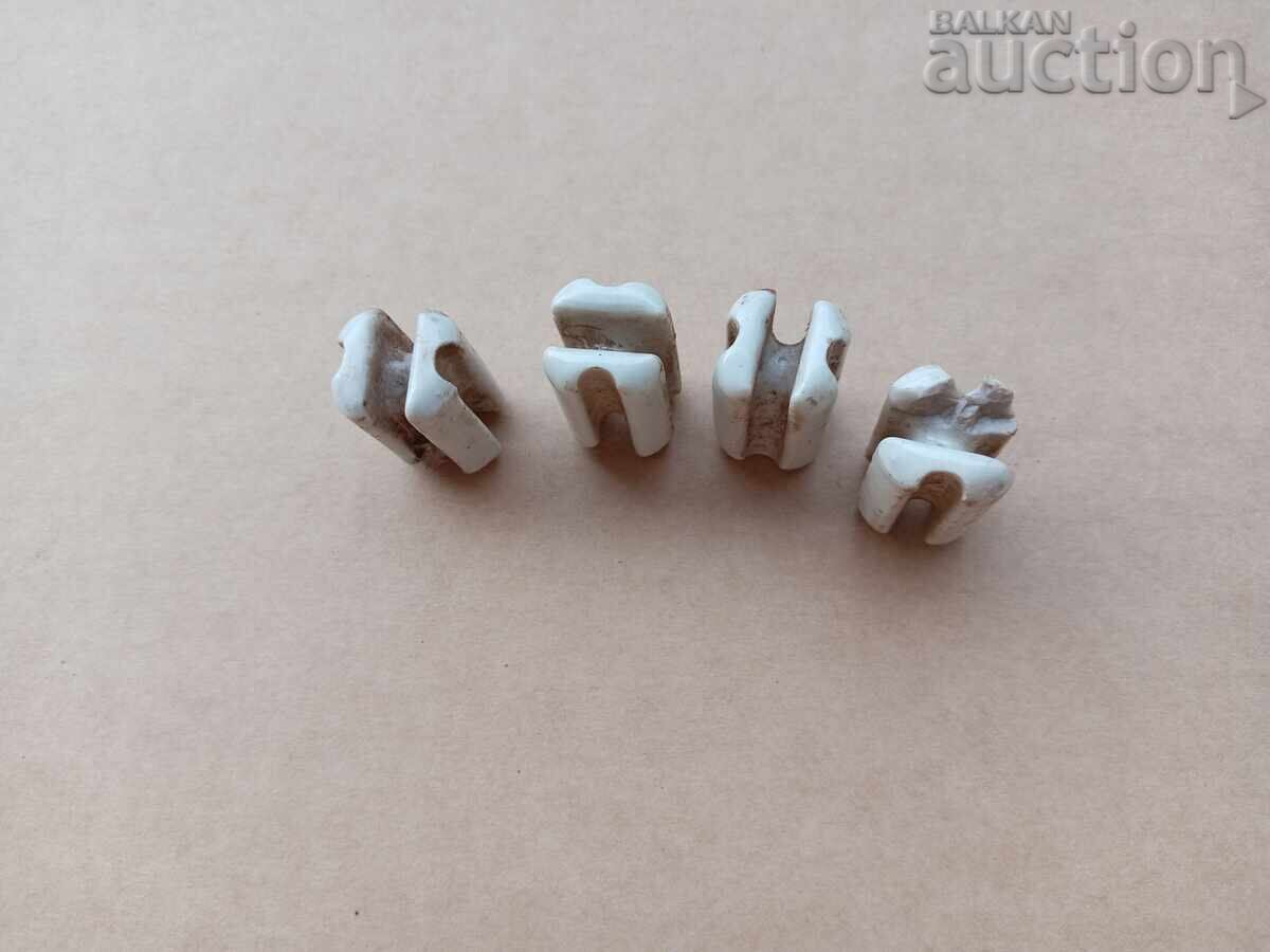 Δημοπρασία Πορσελάνινα μονωτήρια κεραίας παλαιού ραδιοφώνου δεκαετίας '30