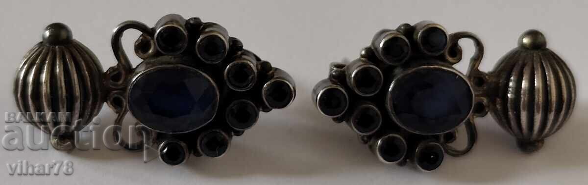 Παλιά ασημένια σκουλαρίκια με ζαφείρια με τιμή € 159.99 | 312.91 BGN