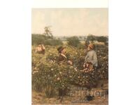 Old card - new photo - Kazanlak, Rozoberu