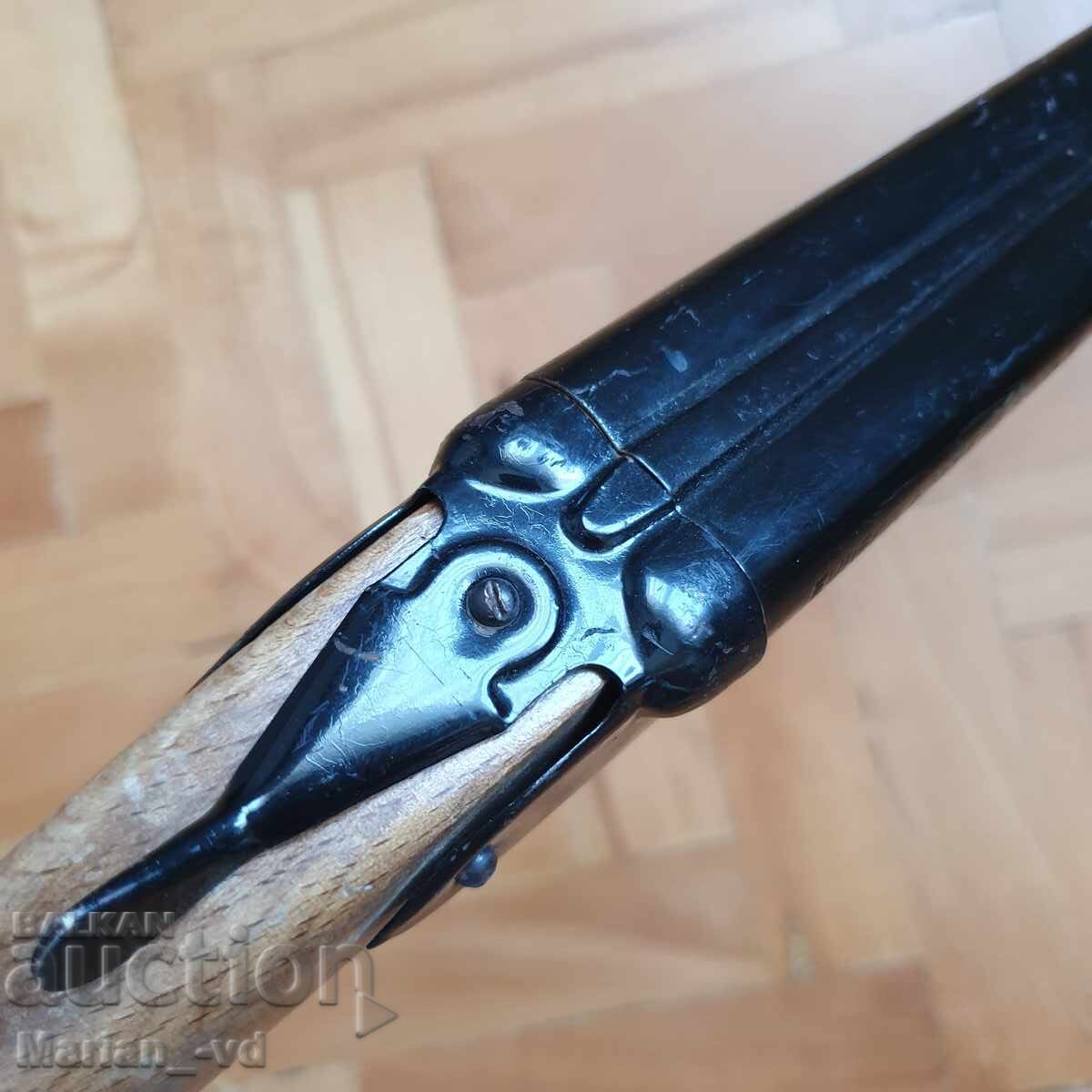 Old French Tin Toy Gun Eureka - 5