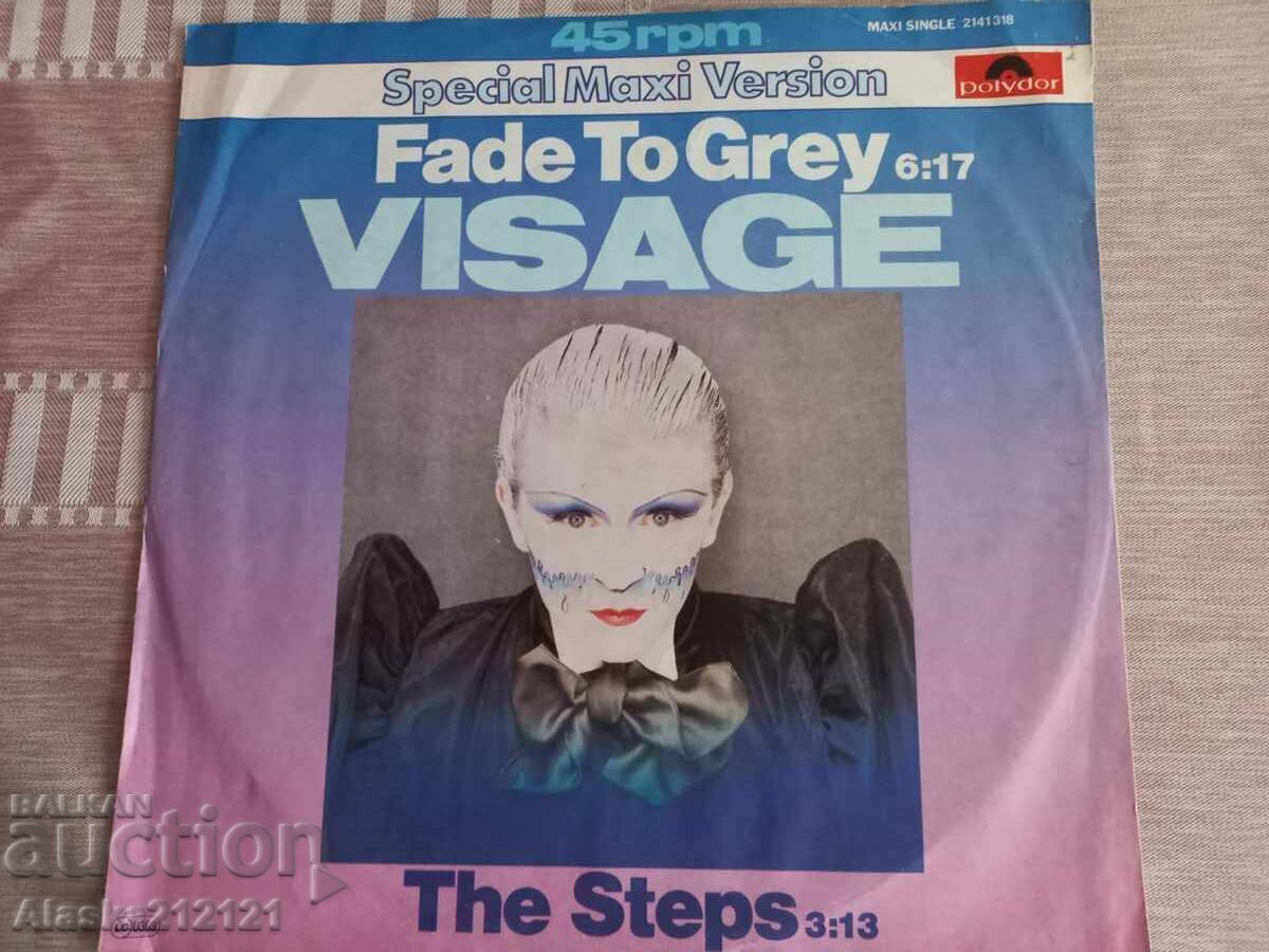Disc de gramofon - VISAGE - Fade to grey / The steps