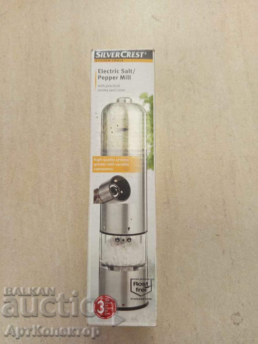 Аукцион Електрическа мелничка за сол черен пипер