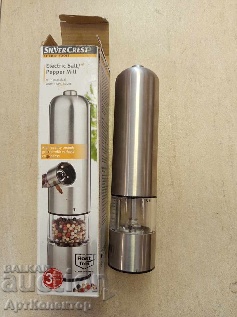 Електрическа мелничка за сол черен пипер