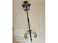 Свещник висок Стар ковано желязо