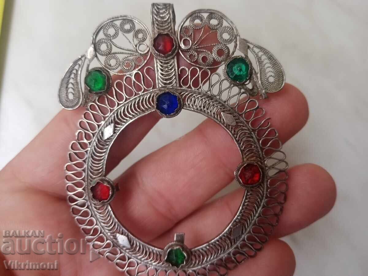 Revival jewelry, purse, coin purse, armlet, filigree - 5