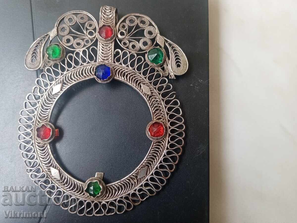 Revival jewelry, purse, coin purse, armlet, filigree - 6