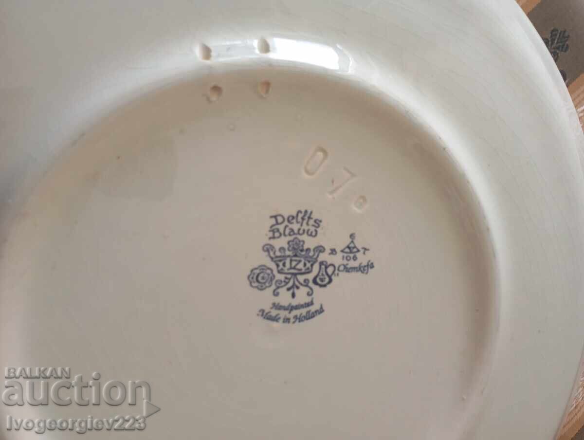 Παράδοση Διακοσμητικό πιάτο τοίχου μπλου ντελφ