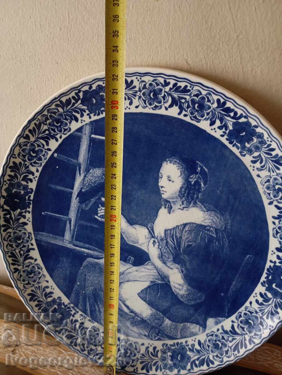 Delivery of Decorative wall plate blue Delft