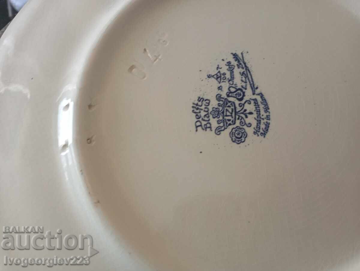 Παράδοση Διακοσμητικό πιάτο τοίχου μπλου ντελφ