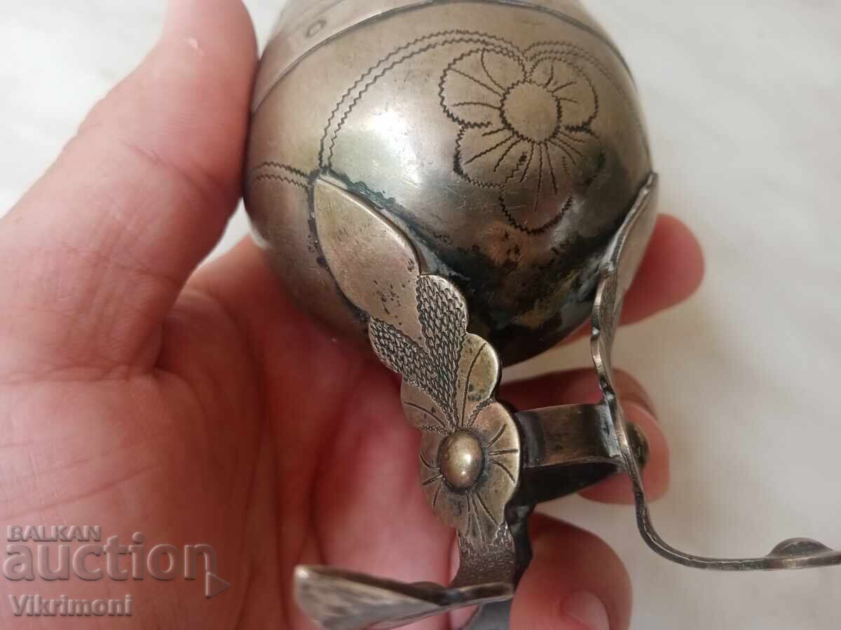 Vas vechi, vintage, gravat, mate, pentru gauchos, rar - 5