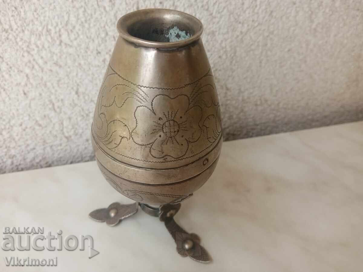 Vas vechi, vintage, gravat, mate, pentru gauchos, rar