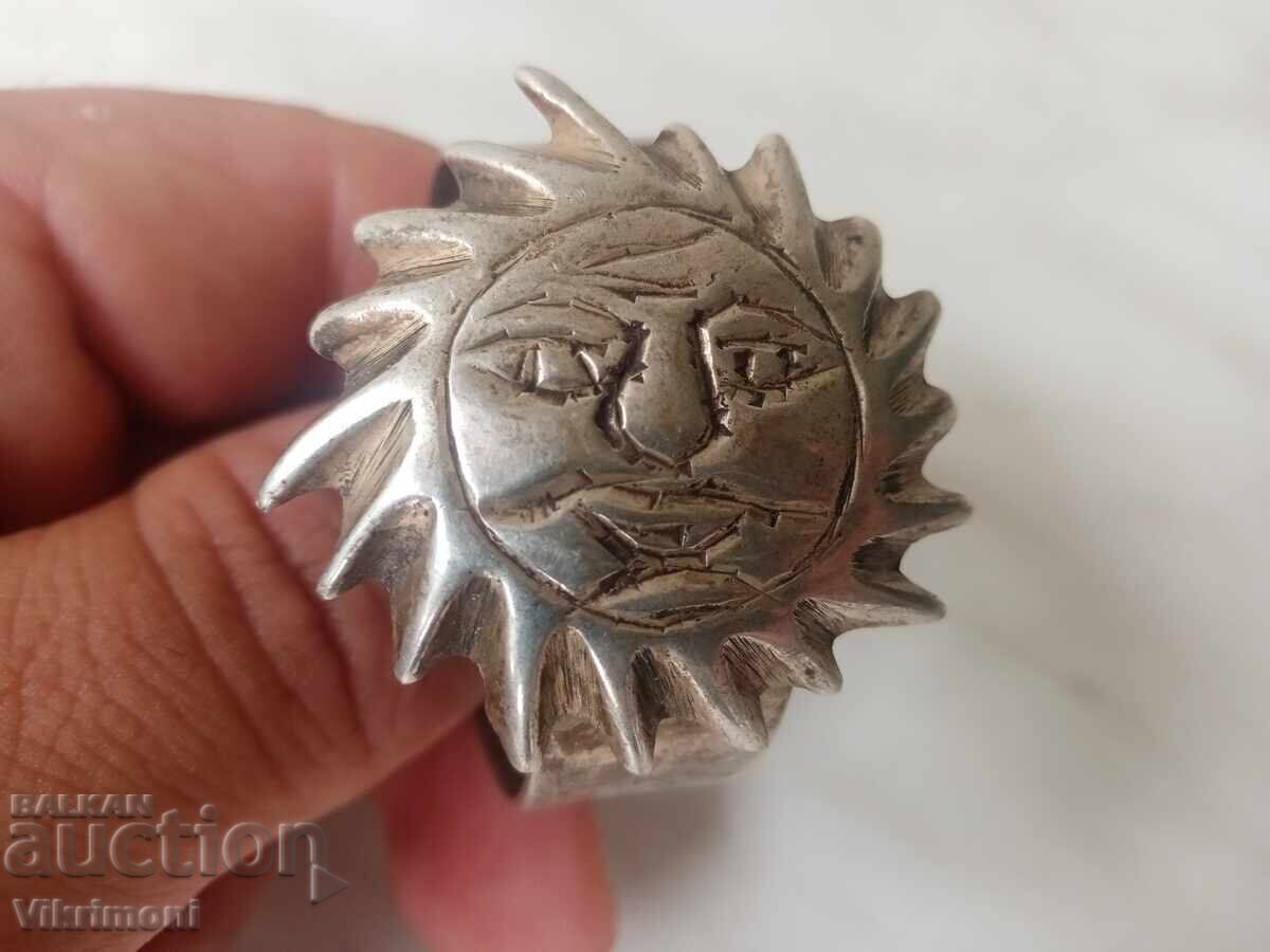 Bijuterii vechi, forjate, brățară, inel, suport de șervețele, bronz - 6 Bijuterii vechi, forjate, brățară, inel, suport de șervețele, bronz - 6