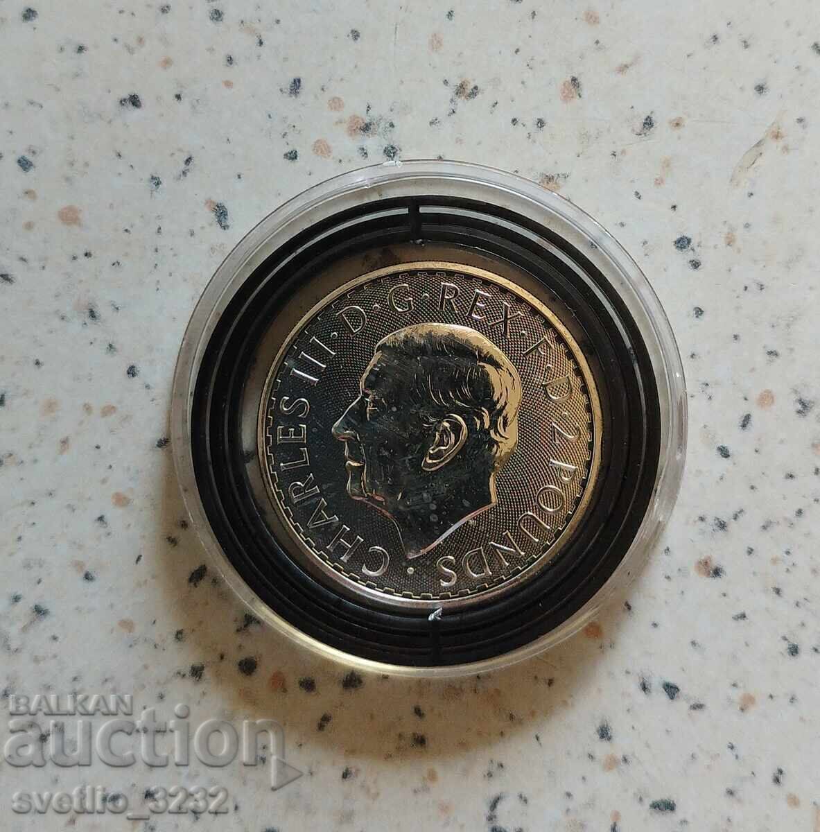 Ασήμι 1 OZ 2024 Βρετανία με τιμή 129.00 BGN | € 65.96