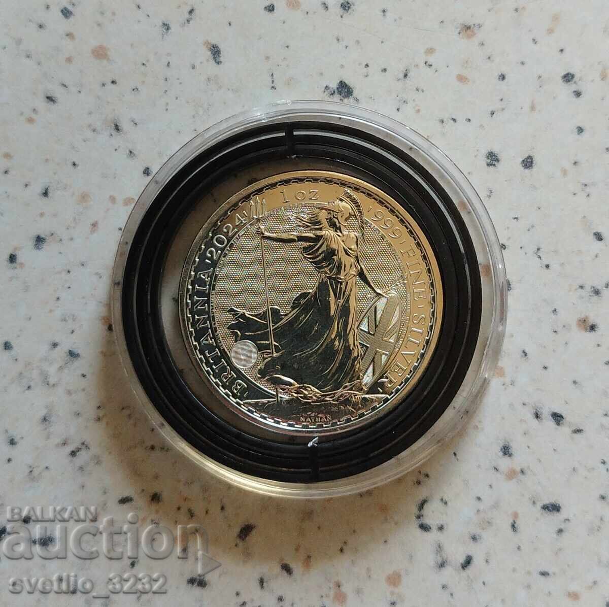 Ασήμι 1 OZ 2024 Βρετανία