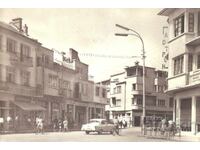 Стара картичка - нова фотография - Казанлък, Площада