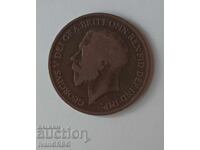 1 Penny Great Britain 1917 1 Penny 1917 England King George V