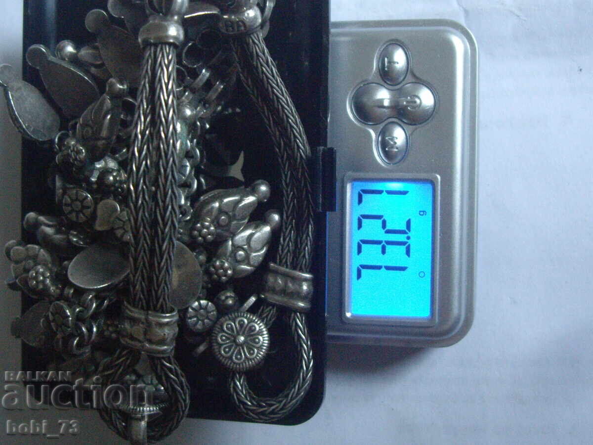 Old silver necklace - 6