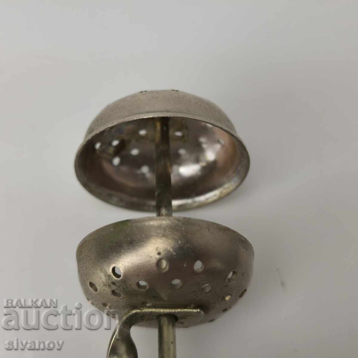 Delivery of Old Soviet tea spoon strainer #6041