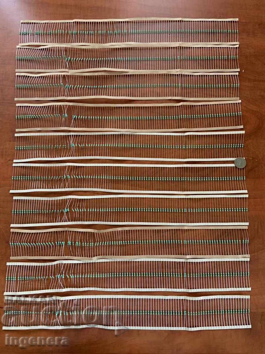 REZISTOR 1 MEGAOHM ELECTRONICE PIESE NOU - 1000 BUC REZISTOR 1 MEGAOHM ELECTRONICE PIESE NOU - 1000 BUC