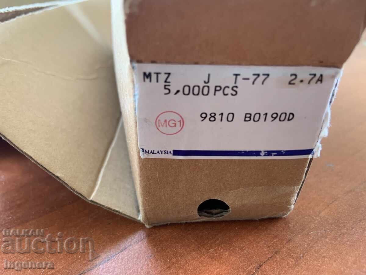 DIODE ZENER NEW - 1000 PCS. ELECTRONICS PARTS - 5 DIODE ZENER NEW - 1000 PCS. ELECTRONICS PARTS - 5