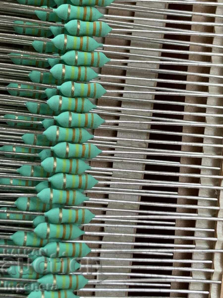 RESISTOR ELECTRONIC ELEMENTS NEW - 1000 PCS with price 22.00 BGN | € 11.25