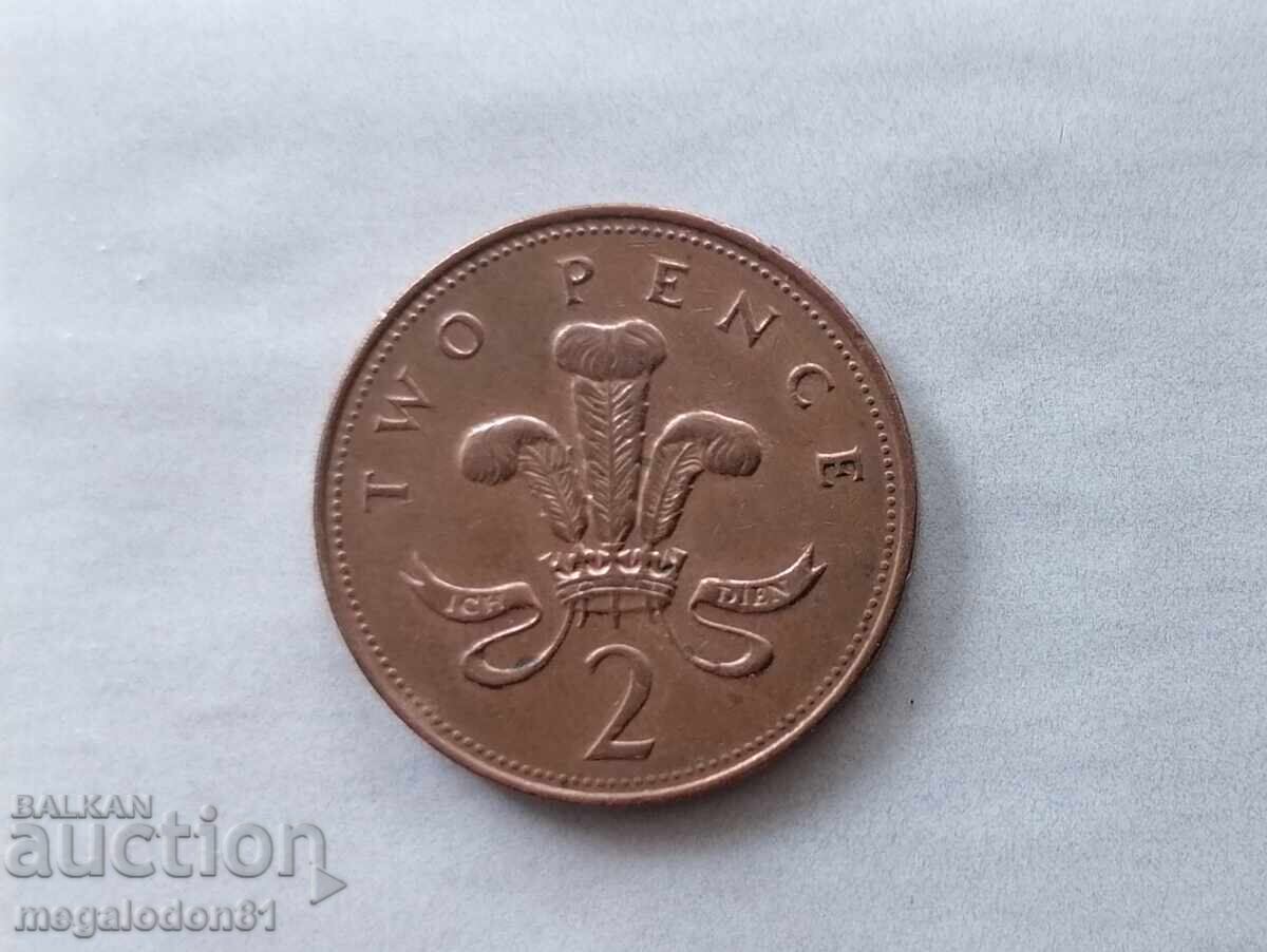 United Kingdom - 2 Pence 1996 with price 1.50 BGN | € 0.77 United Kingdom - 2 Pence 1996 with price 1.50 BGN | € 0.77