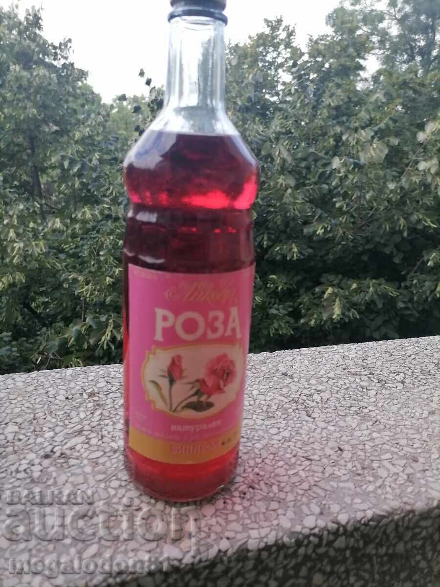 Collectible Bottle - Rose Liqueur, from the Socialist Years