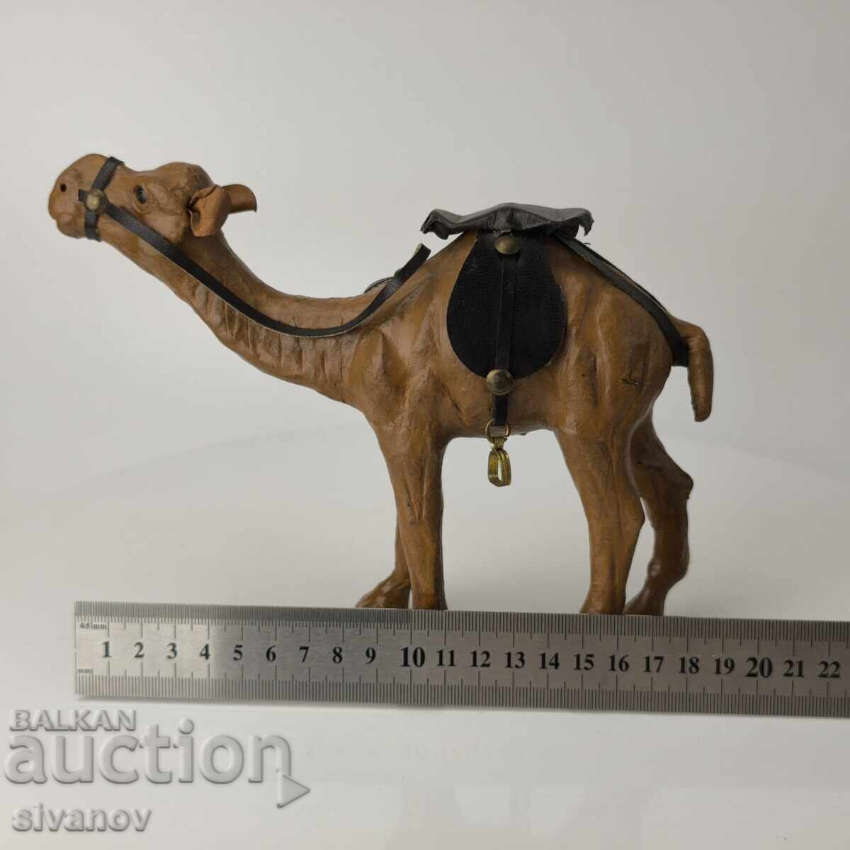 Παλιά καμήλα καφέ δέρμα 15 εκ ύψος #6044 - 6