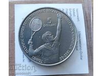 Νιούε - 5 δολάρια, 1987, Μπόρις Μπέκερ