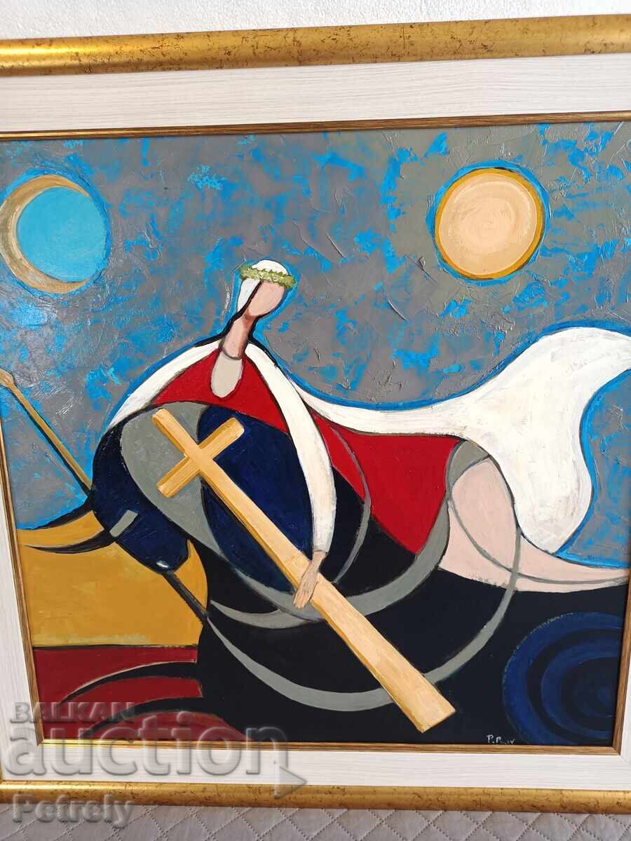 Παράδοση Μεγάλη ελαιογραφία