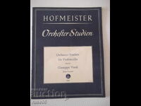 Note "Studii de orchestră pentru violoncel, Caietul 8-G.Verdi"-32p