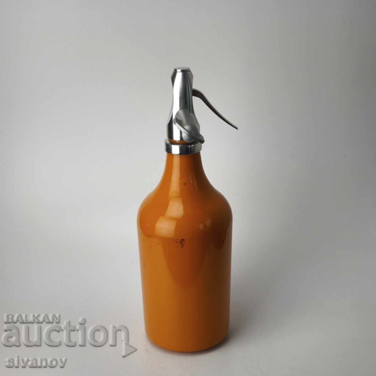 Παράδοση Παλιό σοβιετικό σιφόνι αλουμινίου για ανθρακούχο νερό #6052