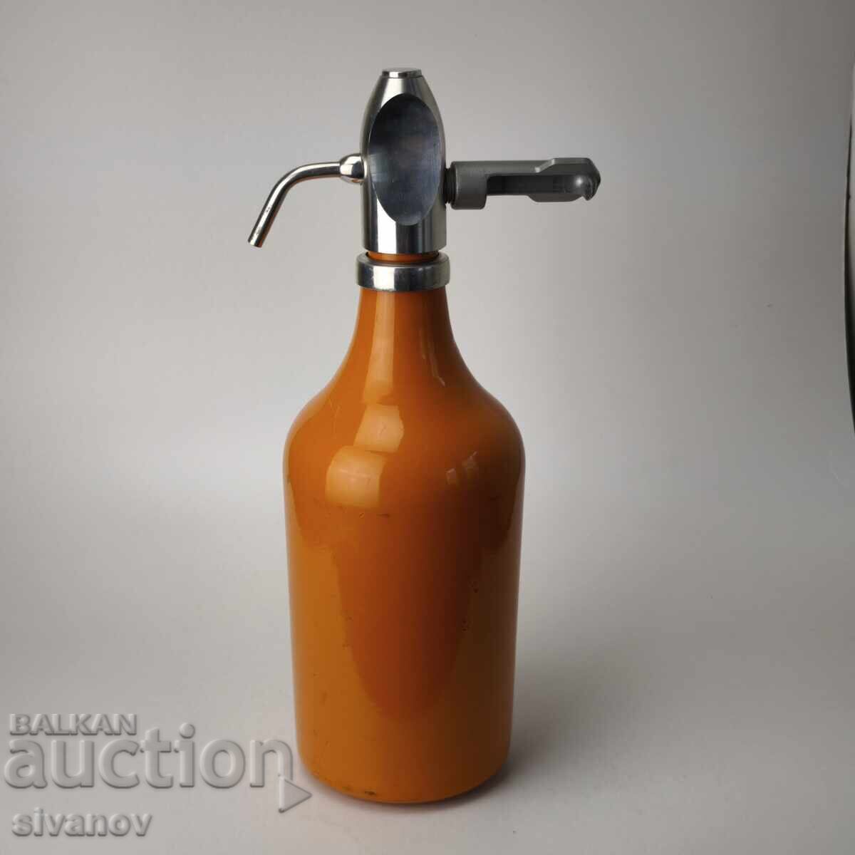 Παλιό σοβιετικό σιφόνι αλουμινίου για ανθρακούχο νερό #6052