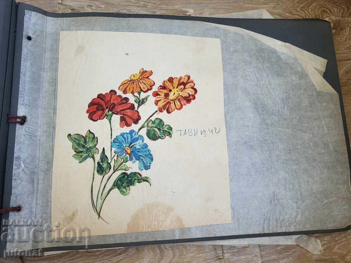 Δημοπρασία Κατάλογος με σχέδια σε σμαλτωμένα σκεύη από την εποχή του σοσιαλισμού