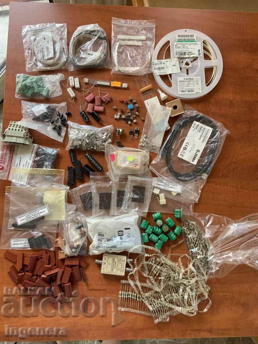 ELEMENTE ELECTRONICE - CRISTALE, REZISTENȚE, CONDENSATOARE ȘI ALTELE ELEMENTE ELECTRONICE - CRISTALE, REZISTENȚE, CONDENSATOARE ȘI ALTELE