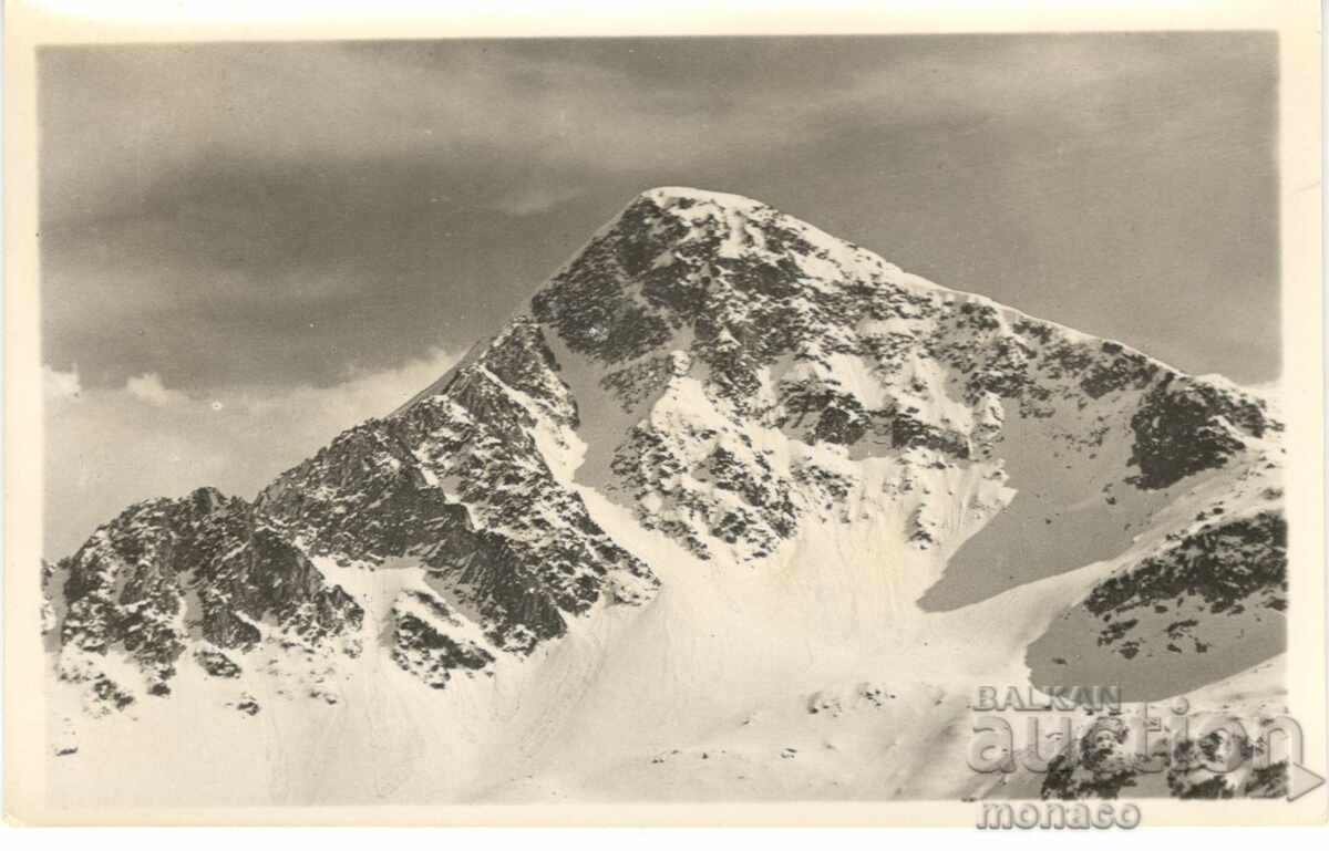 Стара картичка - Пирин, връх "Сиврия"