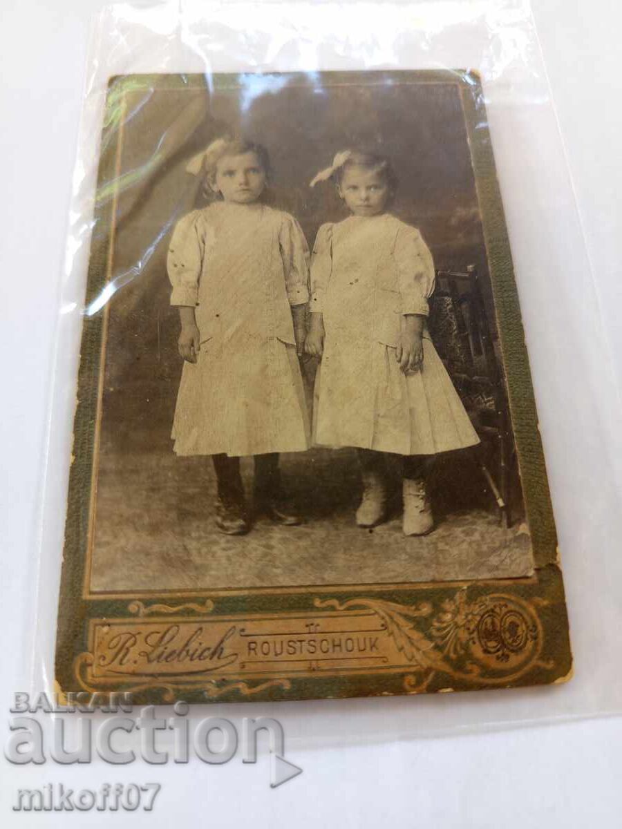 Photo cardboard photography Rudolf Liebig