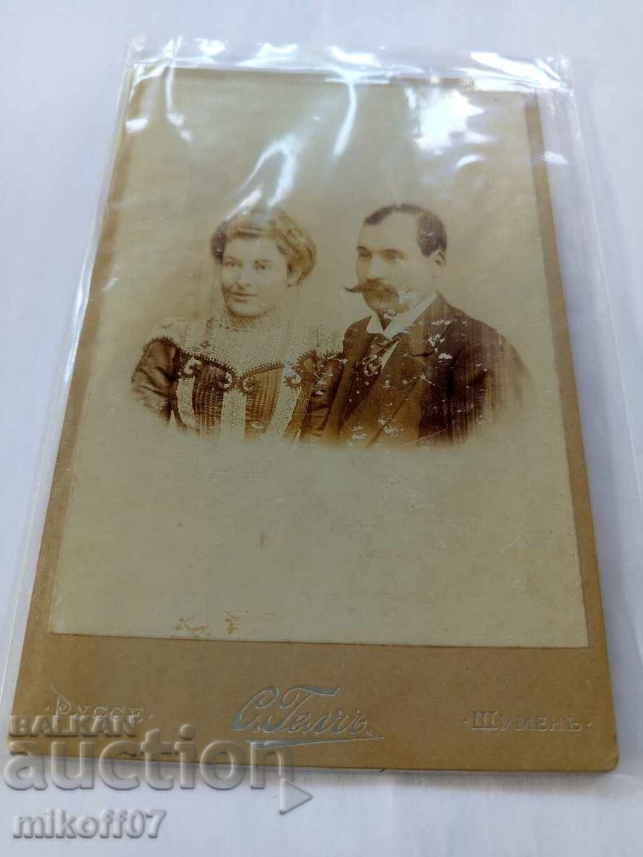 Photograph cardboard photography Samuel Gelch Franz Bauer Ruse Shumen